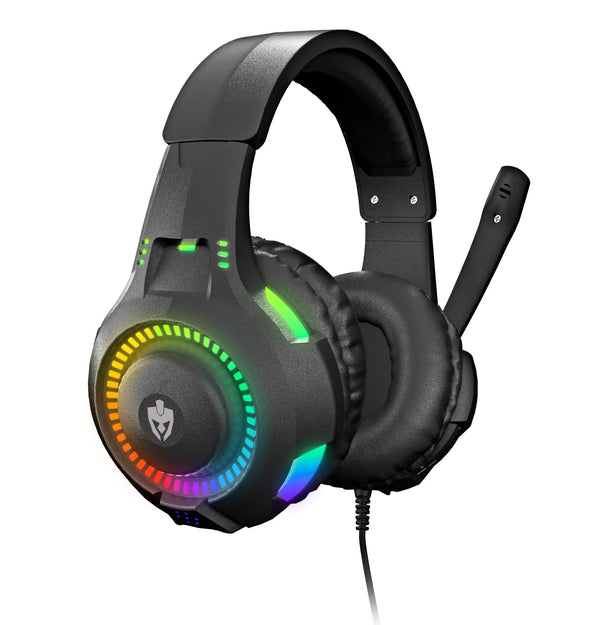 Fone de Ouvido headset Gamer RGB LED PC Computador Vídeogame