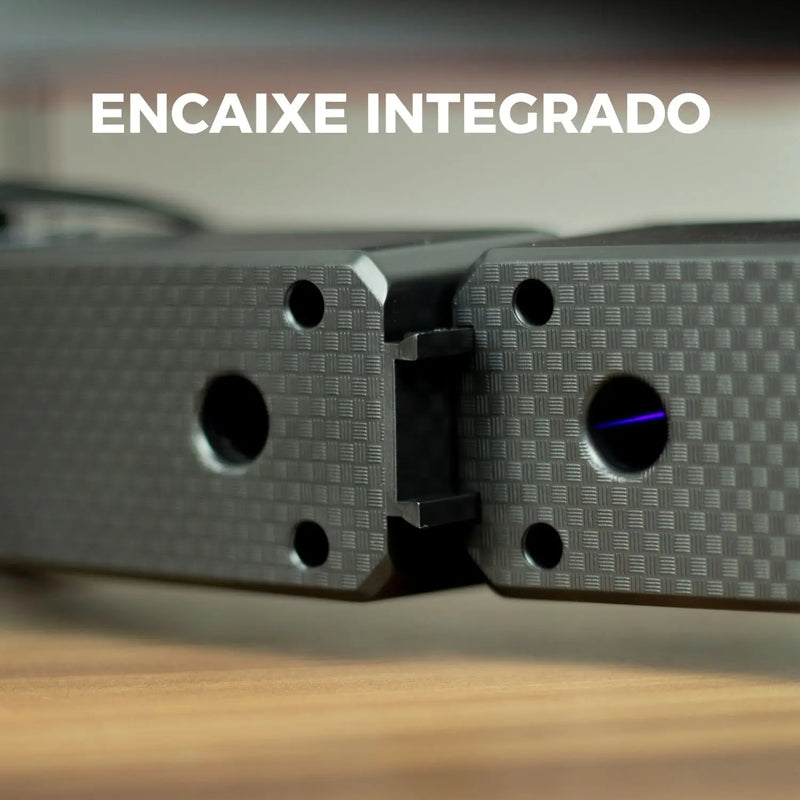 Caixa de Som Gamer - Alto-Falante Potente com LED RGB, Compatível com PC, Computador e TV, Conexão P2.
