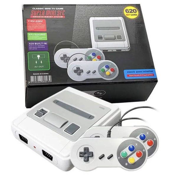 Video Game Super Nintendo Mini  – 2 Controles 620 jogos de 8 bits