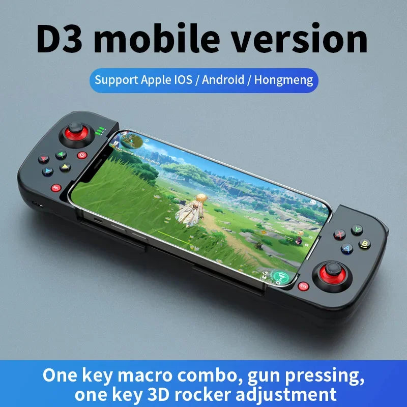 Controler Game Bluetooth 5.0 Celular Gamepad Controler para Samsung Huawei Xiaomi Android IOS