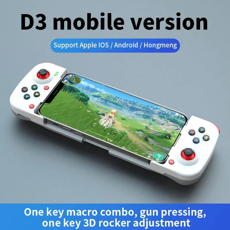 Controler Game Bluetooth 5.0 Celular Gamepad Controler para Samsung Huawei Xiaomi Android IOS